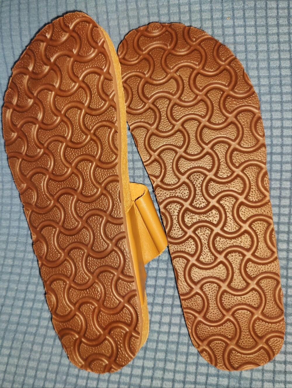 Tan Leather Toe-Post Sandals by Simply Be size US 8 / UK 6 / EU 39 - Picture 2 of 4